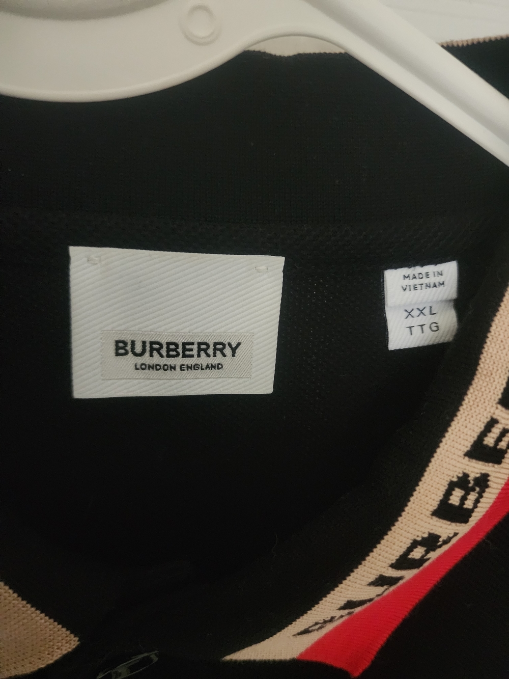 Burberry Edney Cotton Polo Shirt - Picture 7 of 8